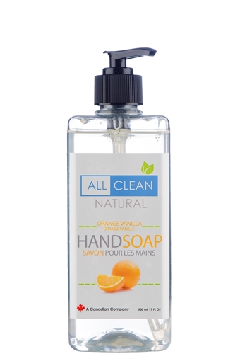 Picture of All Clean Natural All Clean Natural Hand Soap, Orange Vanilla 500ml