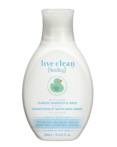 Picture of Live Clean Live Clean Baby Perfume Free Tearless Shampoo & Wash, 300ml