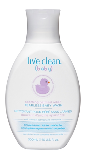 Picture of Live Clean Live Clean Baby Soothing Oatmeal Tearless Wash, 300ml