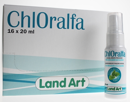 Picture of Land Art Land Art ChlOralfa Breath Freshener, Mint 20ml