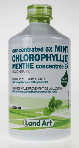Picture of Land Art Land Art Chlorophyll Concentrated 5x Liquid, Mint 500mL
