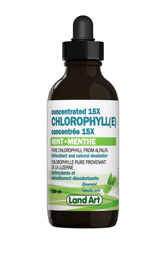 Picture of Land Art Land Art Chlorophyll Concentrated 15X Liquid, Mint 100mL