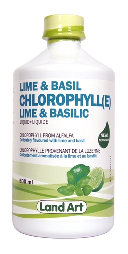 Picture of Land Art Land Art Chlorophyll(e) Liquid, Basil-Lime 500mL