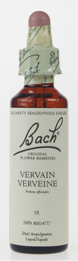 Picture of Bach Bach Vervain Flower Remedy, 20ml