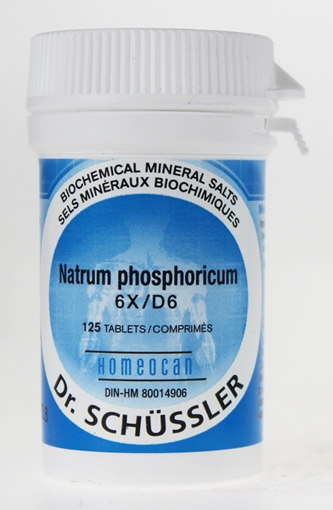 Picture of Homeocan Homeocan Natrum Phosphoricum 6X, 125 Tablets
