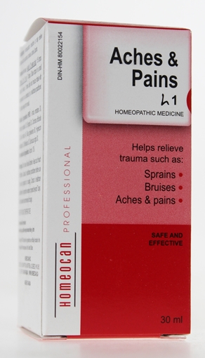 Picture of Homeocan Homeocan H1 Aches & Pains Drops, 30ml