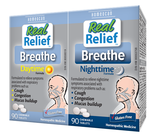 Picture of Homeocan Homeocan Real Relief Breathe Day & Night, 180 Tablets