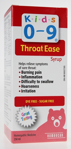 Picture of Homeocan Homeocan Kids 0-9 Throat Ease Syrup, 250ml