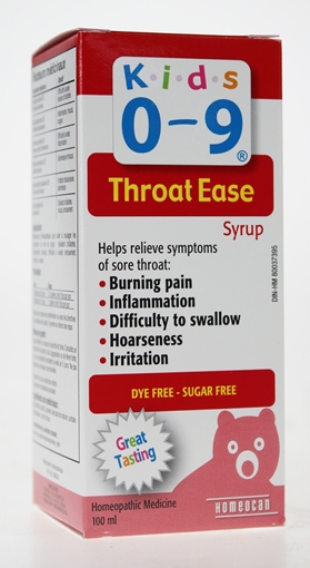 Picture of Homeocan Homeocan Kids 0-9 Throat Ease Syrup, 100ml