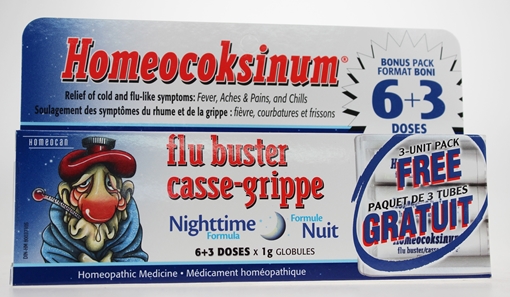 Picture of Homeocan Homeocan Homeocoksinum Flu Buster Nighttime Formula, 9 Doses
