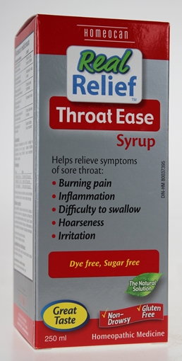 Picture of Homeocan Homeocan Real Relief Throat Ease Syrup, 250ml