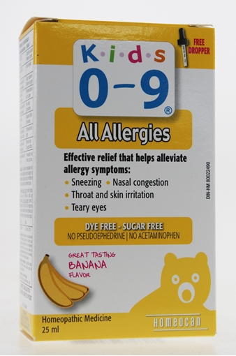 Picture of Homeocan Homeocan Kids 0-9 All Allergies, 25ml