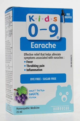 Picture of Homeocan Homeocan Kids 0-9 Earache Oral Solution, 25ml