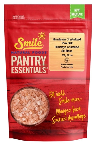 Picture of Smile Natural Foods™ Smile Natural Foods Himalayan Crystallized  Pink Salt, 907g