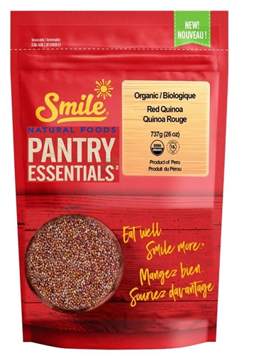 Picture of Smile Natural Foods™ Smile Natural Foods Organic Red Quinoa, 737g