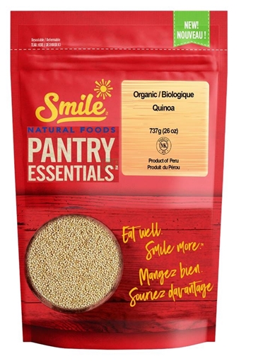 Picture of Smile Natural Foods™ Smile Natural Foods Organic Quinoa, 737g