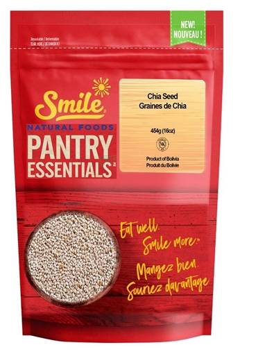 Picture of Smile Natural Foods™ Smile Natural Foods White Chia Seeds, 454g