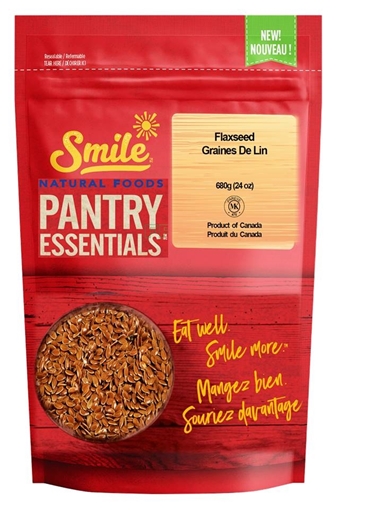 Picture of Smile Natural Foods™ Smile Natural Foods Flaxseeds, 680g