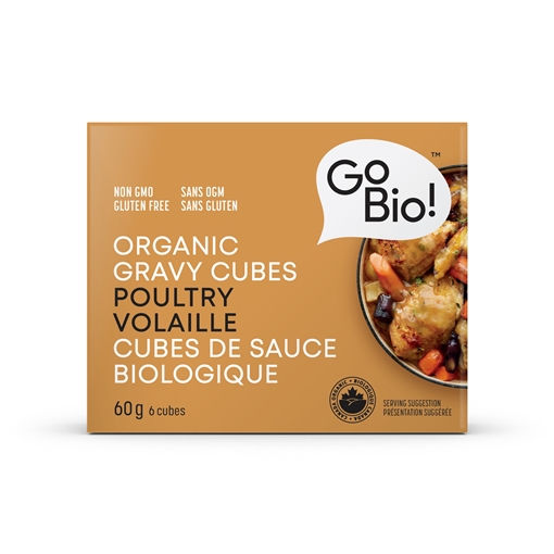 Picture of GoBIO! Organics GoBIO! Organic Gravy Cubes, Poultry 60g