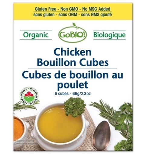 Picture of GoBIO! Organics GoBIO! Organic Bouillon Cubes, Chicken 66g