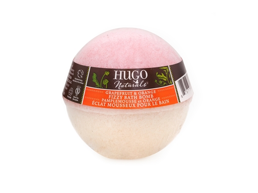 Picture of Hugo Naturals Hugo Naturals Bath Bomb, Grapefruit & Orange 170g