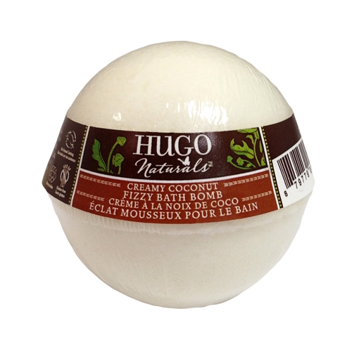 Picture of Hugo Naturals Hugo Naturals Bath Bomb, Creamy Coconut 170g
