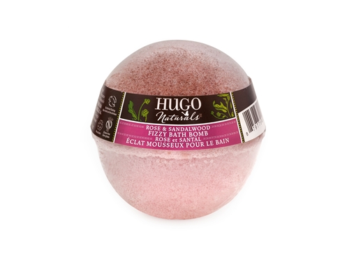 Picture of Hugo Naturals Hugo Naturals Bath Bomb, Rose & Sandalwood 170g