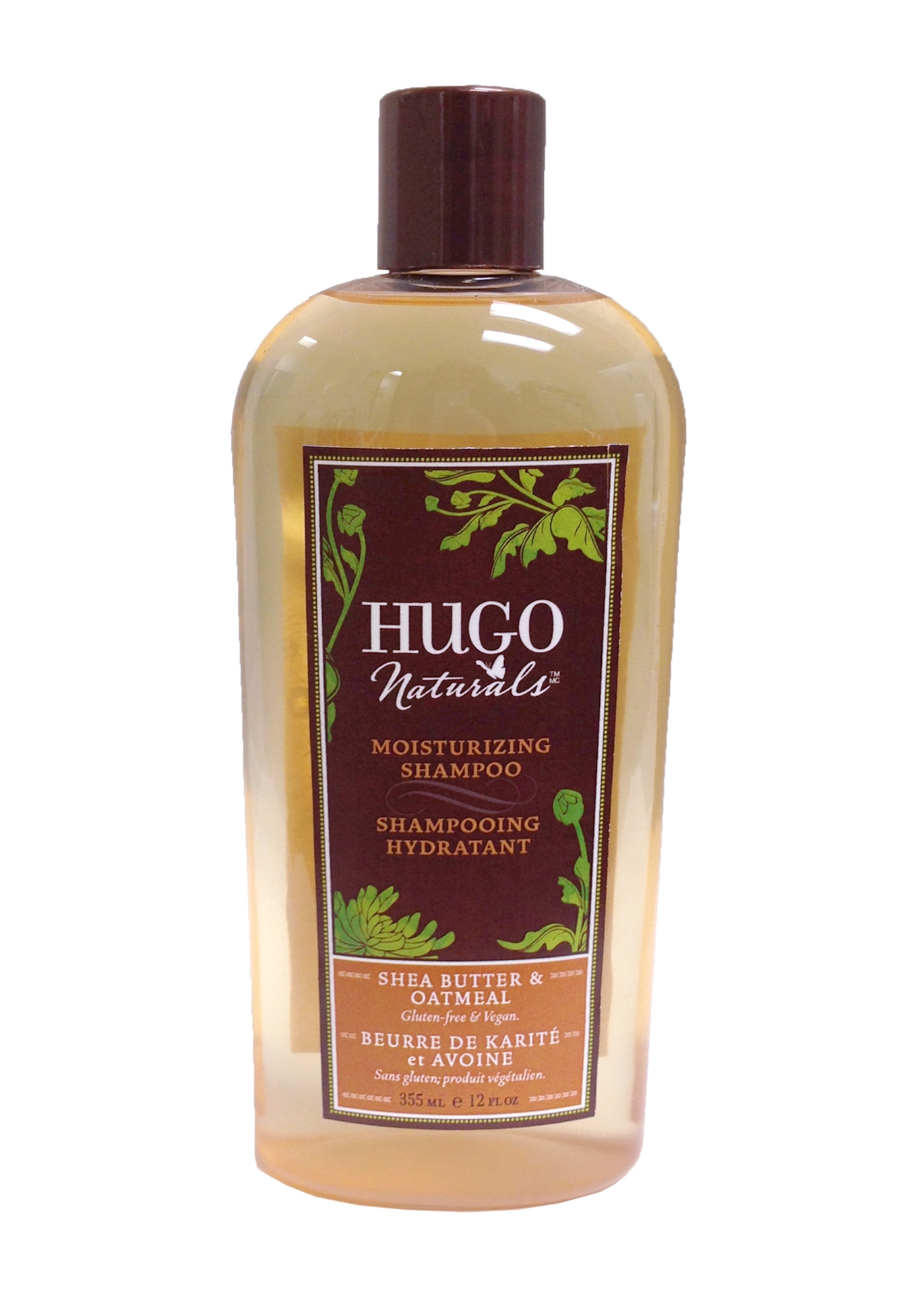 Hugo Naturals Moisturizing Shampoo, Shea Butter & Oatmeal 355ml