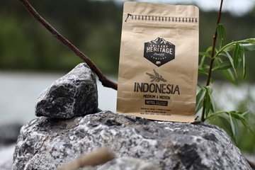Picture of  Indonesian whole bean coffee, MED 340 Grams