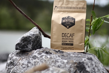Picture of  Decaf whole bean coffee, MED 340 Grams