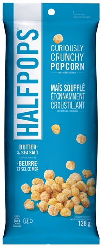 Picture of Halfpops Halfpops Butter & Sea Salt, 128g