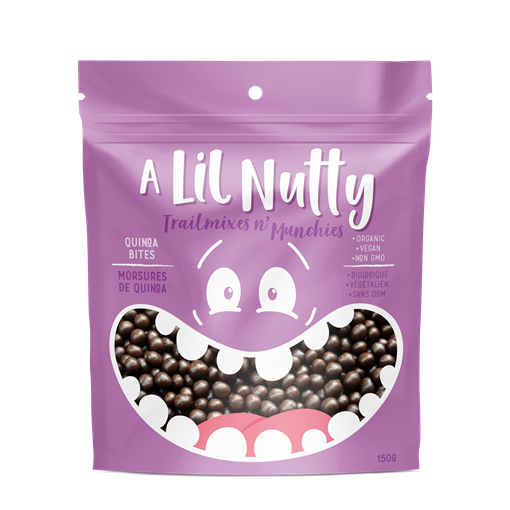 Picture of A Lil Nutty A Lil Nutty Dark Chocolate Quinoa Bites, 150g
