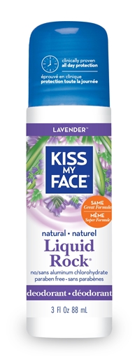 Picture of Kiss My Face Kiss My Face Liquid Rock Roll-On Deodorant, Lavender
