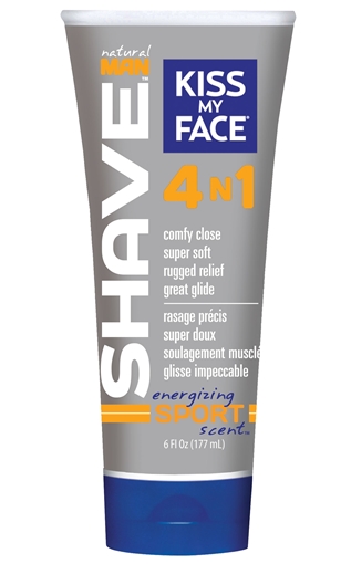 Picture of Kiss My Face Kiss My Face Natural Man Sport 4-in-1 Shave, 177 ml