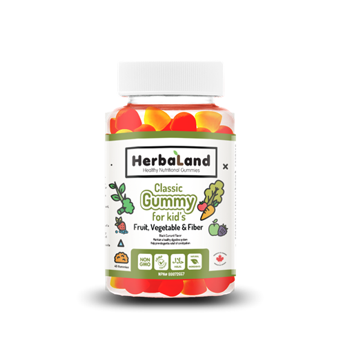 Picture of Herbaland Herbaland Classic Gummy for Kids, Fruit, Veg & Fiber 45 Count