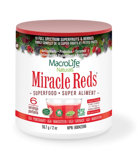 Picture of MacroLife Naturals MacroLife Naturals Miracle Reds Superfood, 56.7g