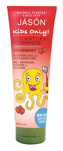 Picture of Jason Natural Products Jason Kids Only Toothpaste, Strawberry 119g