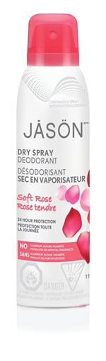 Picture of Jason Natural Products Jason Dry Spray Deodorant, Soft Rose 113ml