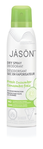 Picture of Jason Natural Products Jason Dry Spray Deodorant, Fresh Cucumber 113ml