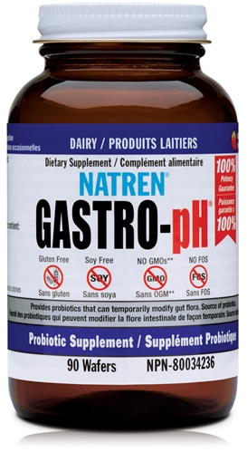 Picture of Natren Natren Gastro-pH, 90 Wafers