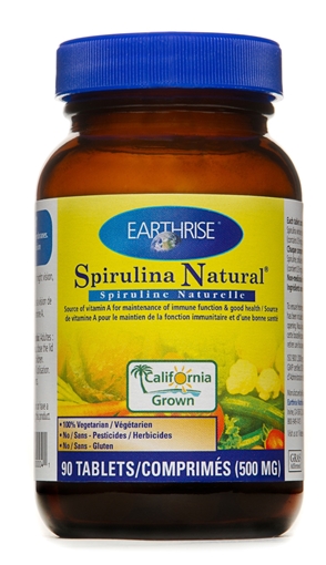 Picture of Earthrise Nutritionals Earthrise Nutritionals Spirulina 500mg, 90 Tablets