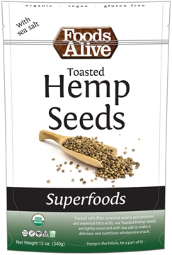 Picture of  Toasted Hemp Seeds - Organic, 6x340g