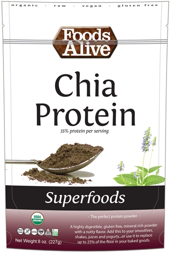 Picture of Foods Alive Inc. Chia Protein Powder - Organic, 6x227g