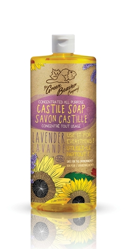 Picture of Green Beaver Co. Green Beaver All Purpose Castile Soap, Lavender 1L