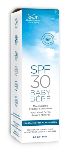 Picture of Green Cricket Green Cricket SPF 30 Baby Moisturizing Mineral Sunscreen, 80ml