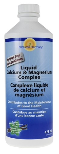 Picture of Nature's Harmony Natures Harmony Liquid Calcium-Magnesium, 473 ml