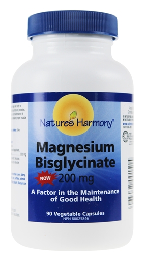 Picture of Nature's Harmony Natures Harmony Magnesium Bisglycinate, 200mg