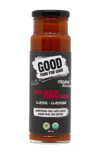 Picture of Good Food For Good Inc. Good Food For Good BBQ Sauce, Classic 250ml