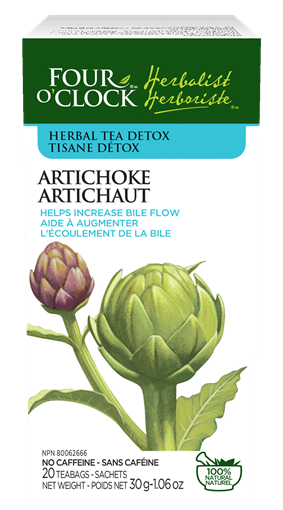 Picture of Four O'Clock Herbalist Four O'Clock Artichoke Herbal Tea, 20 Bags