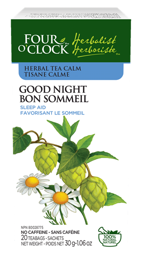 Picture of Four O'Clock Herbalist Four O'Clock Good Night Herbal Tea, 20 Bags
